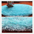 light blue handmade polyester shaggy rugs and carpets,antislip mat